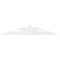 Ekena Millwork Richland Architectural Grade PVC Gable Bracket, 96"W x 16"H x 2"D x 6"F, 4/12 Pitch GBP096X16X0206RIC00 - alternate 4